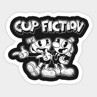 Cup Fiction Sticker
